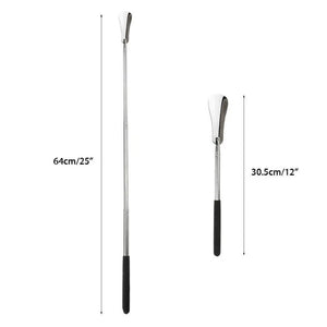 30-64cm Telescopic Long Handle Shoehorn Stainless Steel Shoe Horn Lifter Tool Shoe Lifting Device For Elderly And Pregnant Women