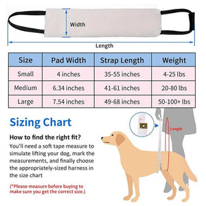 Pet Dog Mobile Assist Belt | Dog Support Sling | Foldable Hip Support Harness To Help Lift Dogs Rear Soft Dog Lifter