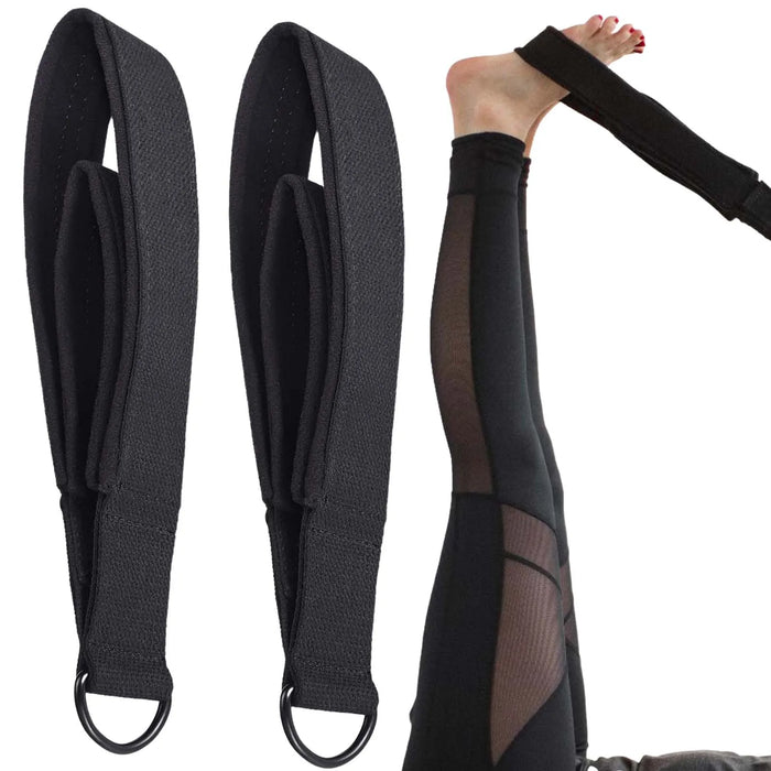 2PCS Pilates Double Loop Straps For Reformer Yoga Accessories For For Arm Leg Exercises Home Gym Workout Personal Pilates Straps