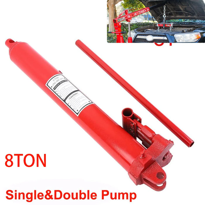 Samger 8Ton/12Ton Hydraulic Jack Manual Engine Lift Repair Tool Hydraulic Long Ram Hydraulic Jack Single&Double Pump