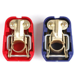 A Pair Positive & Negative Electrode Quick Release Terminals Battery Clamps Accessories Car Connector Off Lift Car Q4o9