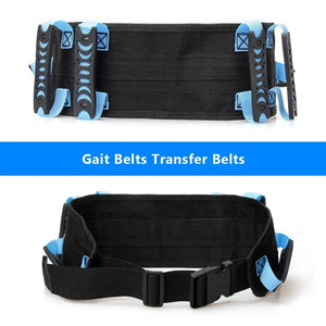 Gait Belt with Handles - Senior Transfer Lifting Belt for Elderly, Nursing - Safety Patient Assist - Handicap, Physical Therapy