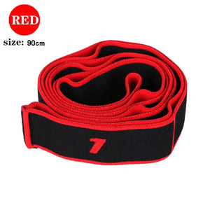 8 Section Style Fitness Exercise Women Man Latin Dance Elastic Stretch Belt Exercise Pull Strap Sports Yoga Resistance Band