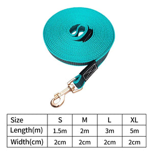 Long Dog Leash 1.5M/2M/3M/5M Big Large Pet Training Lead Rope Non Slip Walking Strap Durable Leashes Accessories correa perro