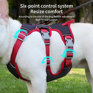 Pet Dog Harness Vest Adjustable Puppy Chest Strap Reflective Safety Lead Strap for Small Large Dog Bulldog Chihuahua Accessories