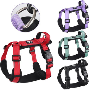 Adjustable with Handle Dog Harness for Small Large Dogs French Bulldog Labrador Harness Puppy Straps Chest Pet Training Products