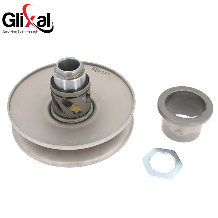 Glixal High Performance 6-Groove Adjustable Secondary Sliding Sheave, Racing Torque Driver GY6 125cc 150cc 152QMI 157QMJ Engine