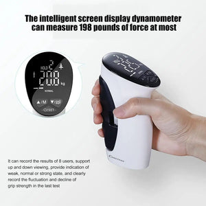 Dynamometer Hand Grips Strength Trainer LED Digital Electronic Grip Strength Measurement Meter Auto Capturing Power Hand Grip