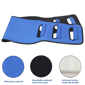 Leetye Mei Elderly Back Transfer Sling Patient Widened Back Curve Design Transfer Belt for Movement, Bed Assist Handle Lift Belt