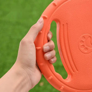 OUZEY Bite Resistant Flying Disc Training Toys For Dogs Outdoor Interactive Pet Puppy Training & Behavior Aids EVA Material