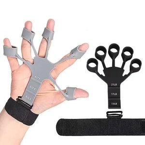 Exercise Finger 5 Finger Silicone Wrist Puller Stretching Tool Finger Trainer  Aids Hand Training Strength Exercise