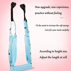 Adjustable Aerial Yoga Strap Elastic Stretch Door Hanging Yoga Belts Hammock Swing Fitness Handstand Rope Training Device Women