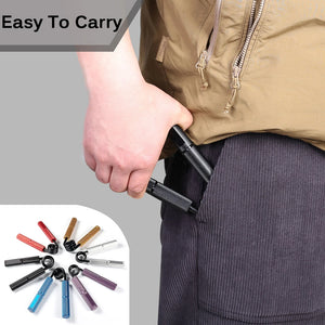 50-300LB Resistance Hand Grip Strength Trainer Wrist Forearm Strengthener Metal Non Slip Finger Exercise with Protective Case