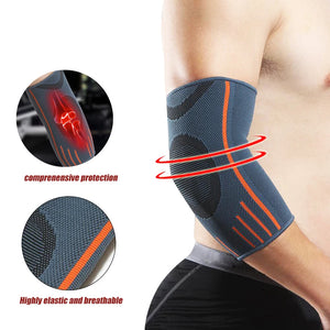 MTATMT 1Pcs Elbow Brace Compression Sleeve for Tennis Volleyball Strap Tendonitis,Epicondyt Elbow,Arthritis,Weightlifting,Gym