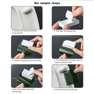 Portable Nordic Transparent Toilet Seat Lifter Toilet Lifting Device Avoid Touching Toilet Lid Handle Bathroom Accessories New