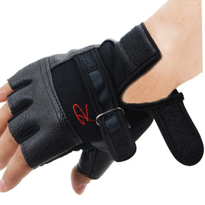 Men Women Gym Gloves Weight Lifting Bodybuilding Weight Lifting Gloves Fitness Training Gloves With Lengthen Wrist Straps