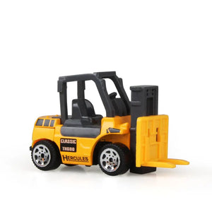 Mini Alloy Diecast Car Model Engineering Toy Vehicles Dump Truck Forklift Excavator Model Car Mini Gift For Kids Boys model car