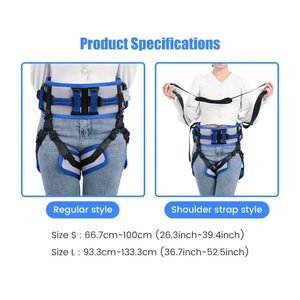 Medical Patient Transfer Sling Lift Sling Standing Aid Strap Moving Waist Strap Soft Walk Aid Elder Sling Transfer Nursing Belts