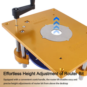 Router Lift Router Table Insert Plate For Engraving Machine Electric Wood Milling Trimming Machine DIY Woodworking Work Bench