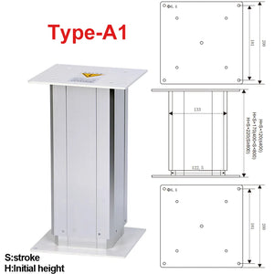 Electric Lifting Column 2500N DC24v Motor Tatami Underfloor RV Car Table Leg Adjustable Height Desk Linear Actuator