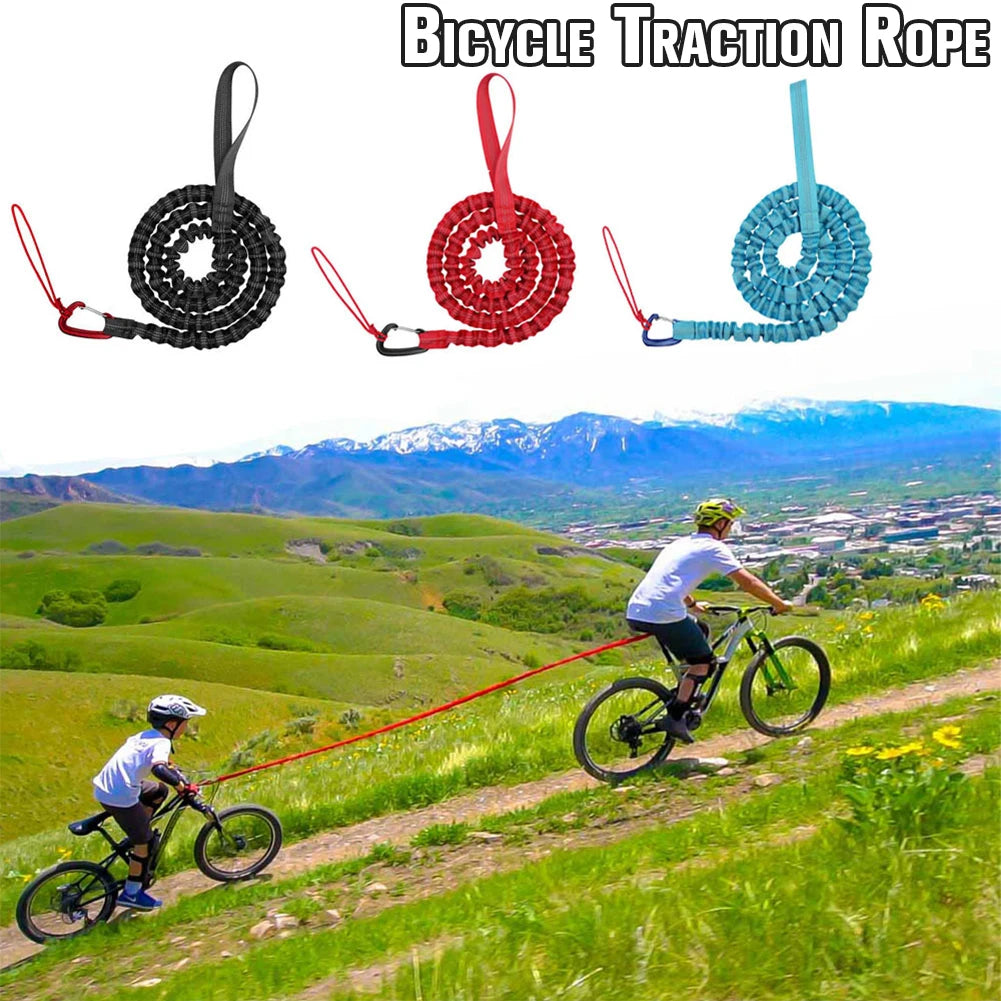Portable Nylon Bicycle Traction Rope – Parent-Child and Mountain Biking ...