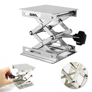 4'x4'  Aluminum Router Lift Table Woodworking Engraving Lab Lifting Stand Rack Lift Platform Woodworking Benches Lifter