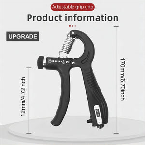 1PC Adjustable Grip Strength Trainer(5-60KG) Smart Counting Hand Grip Strengthener Forearm Workout Finger Exercise,Stress Relief