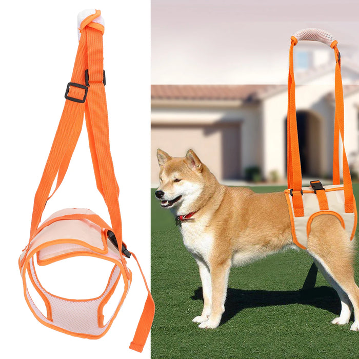 Mesh Pet Dog Lift Harness Rear Leg Support Belt Lifting Assist For Disabled Injury Elder