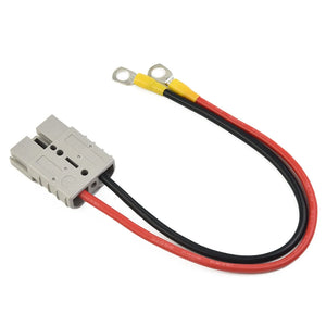 1pc Anderson Plugs 50a With Wire 12AWG M8 Post Jacket Forklift Battery Charging Cable 30/50/100cm Extension Cord Anderson Connec