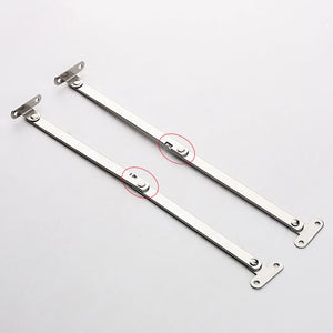 2PCS Stainless Steel Folding Pull Rod Cabinet Door Movable Lift Up Support Hardware Cabinets Hinges Display Rack Pull Rod