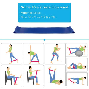 Yoga Starter Kit 5pcs Yoga Equipment Set With Blocks Ball Stretching Strap Resistance Loop Pilates Exercise Band Home Fitness