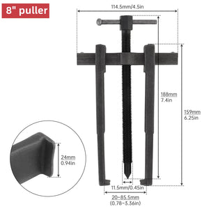 Two Claw Puller 8 inch Separate Lifting Device Pull Bearing German Type Auto Mechanic Hand Tools Bearing Jaw Puller Extractor