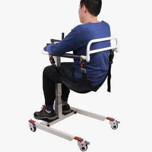 Elderly person transfer machine can be lifted and lowered. Household elderly person transfer machine transport machine