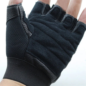 Men Women Gym Gloves Weight Lifting Bodybuilding Weight Lifting Gloves Fitness Training Gloves With Lengthen Wrist Straps