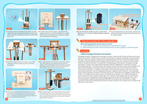 DIY Wooden Elevator Principle Science Toys Teenager Assembled Electric Lift Toys Experiment Material Kits for Kids Educational