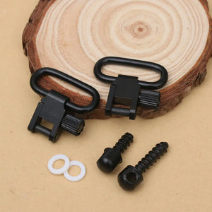 1 Pair Heavy Duty Push Button Quick Detach Sling Swivel Mount Adapters Hunting Gun Straps Rifle Sling