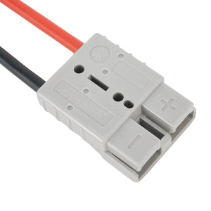 50A 600V For Anderson Connector With Wire Forklift Battery Connector Plug 10awg 12awg Terminals For Energy Electric Vehicles