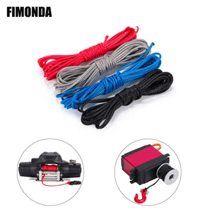 1mm Servo Winch Line Hook Haulage Rope Polyethylene Fiber for RC Crawler SCX10 TRX4 KM2 YIKONG Rescue Simulation Scenario DIY