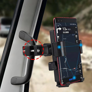 Car Mounted Mobile Phone Bracket Holders Stands Large Truck Excavator Forklift Loading Vehicle Earthquake Prevention.