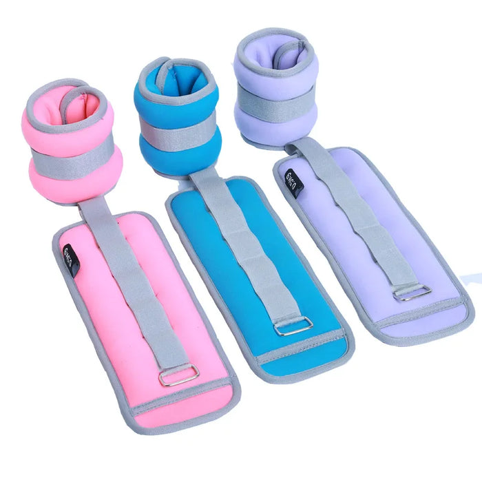 Hand Wrist Leg Arm Ankle Weights Exercise Equipment with Adjustable Straps for Walking Fitness Gym Yoga Pilates Aerobics
