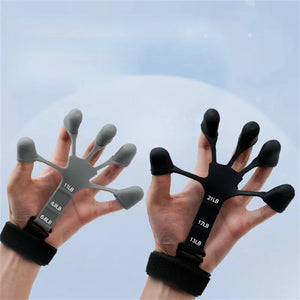 Exercise Finger 5 Finger Silicone Wrist Puller Stretching Tool Finger Trainer  Aids Hand Training Strength Exercise