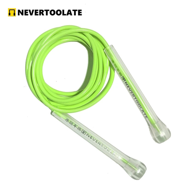 NEVERTOOLATE  EXTRA LONG 3.2 METERS 14cm abs handle boxing speed  Soft PVC Jump skip Rope Tangle Free Skipping crossfit Fitness