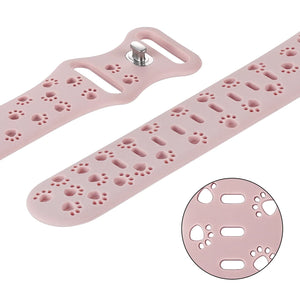 Dog Paw Silicone Strap For Apple Watch Band 44mm 40mm Correa 38 42mm bracelet iwatch Series ultra 8 7 SE 6 5 4 3 49mm 45 mm 41mm