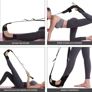 Fascia Stretcher Finally Flexible Again Yoga Strap Belt Foot Stretching Band Ballet Ligament Stretching Leg Stretcher