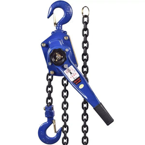 1 T Pulling Wrench Hoist Manual Lifting Chain Hoist Hand Chain Hoist Hook Portable Lever Block inverted Chain Hoist Tightener