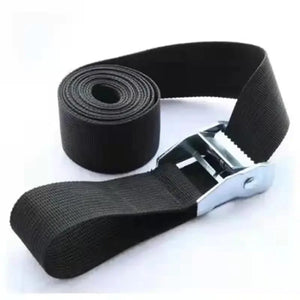 5M*25mm Black Tie Down Strap Strong Ratchet Belt Luggage Bag Cargo Lashing With Metal Buckle