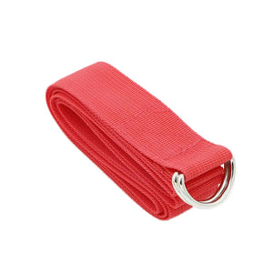 Sports Yoga Straps Durable Cotton Exercise Straps Adjustable D-Ring Buckle Yoga Stretch Pilates Belt Resistance Fitness Band