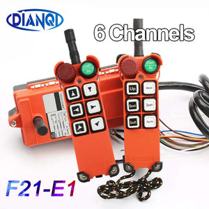 220V 380V 24V 12V Industrial remote controller switches Hoist Crane Control Lift Crane 1 transmitter+1 receiver F21-E1 Arrow