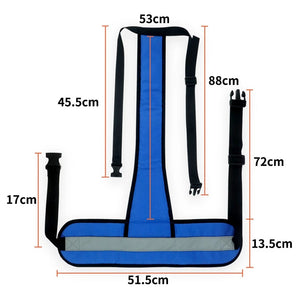 Adjustable Wheelchair Back Seat Fixing Belt Harness Strap Safety Front Cushion For The Elderly Braces For Patients Cares