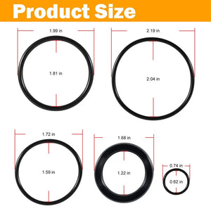 Skid Steer Lift Hydraulic Cylinder Seal Kit Fit for Bobcat 444 500 610 642 643 742 743 753 & More Replaces OEM 6803329, 7137769